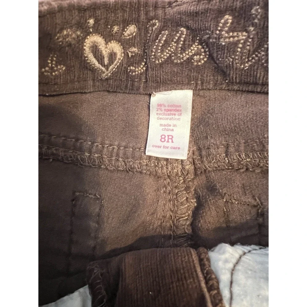 Girls Justice brown corduroy pants‎ Size 8R
